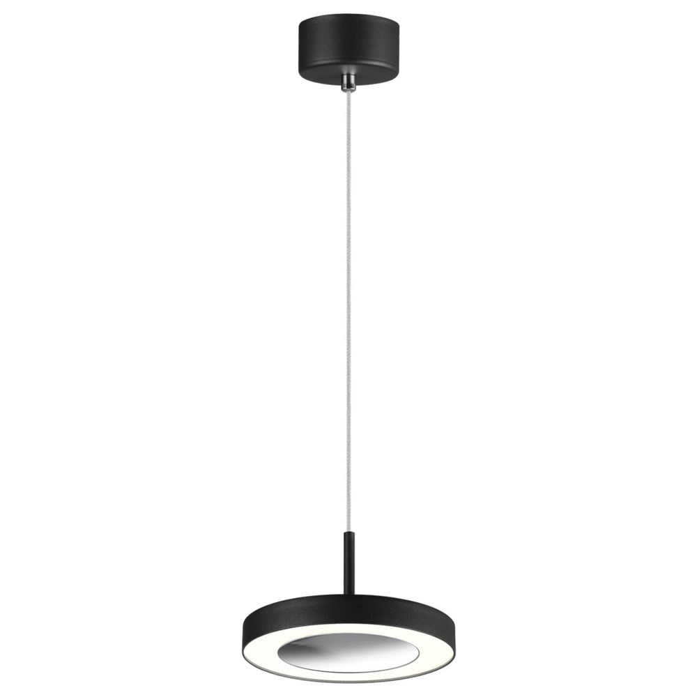 359281 OVER NT23 280 черный Светильник накладной светодиодный IP20 LED 18W 85-265V 1350Лм 3000К MIRROR