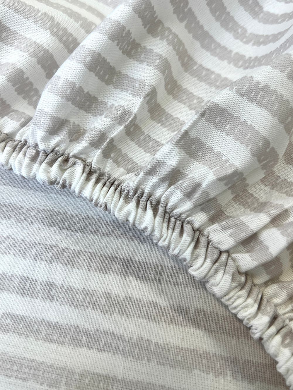 Простынь на резинке сатин Milky Garden "Lester" 180x200 см