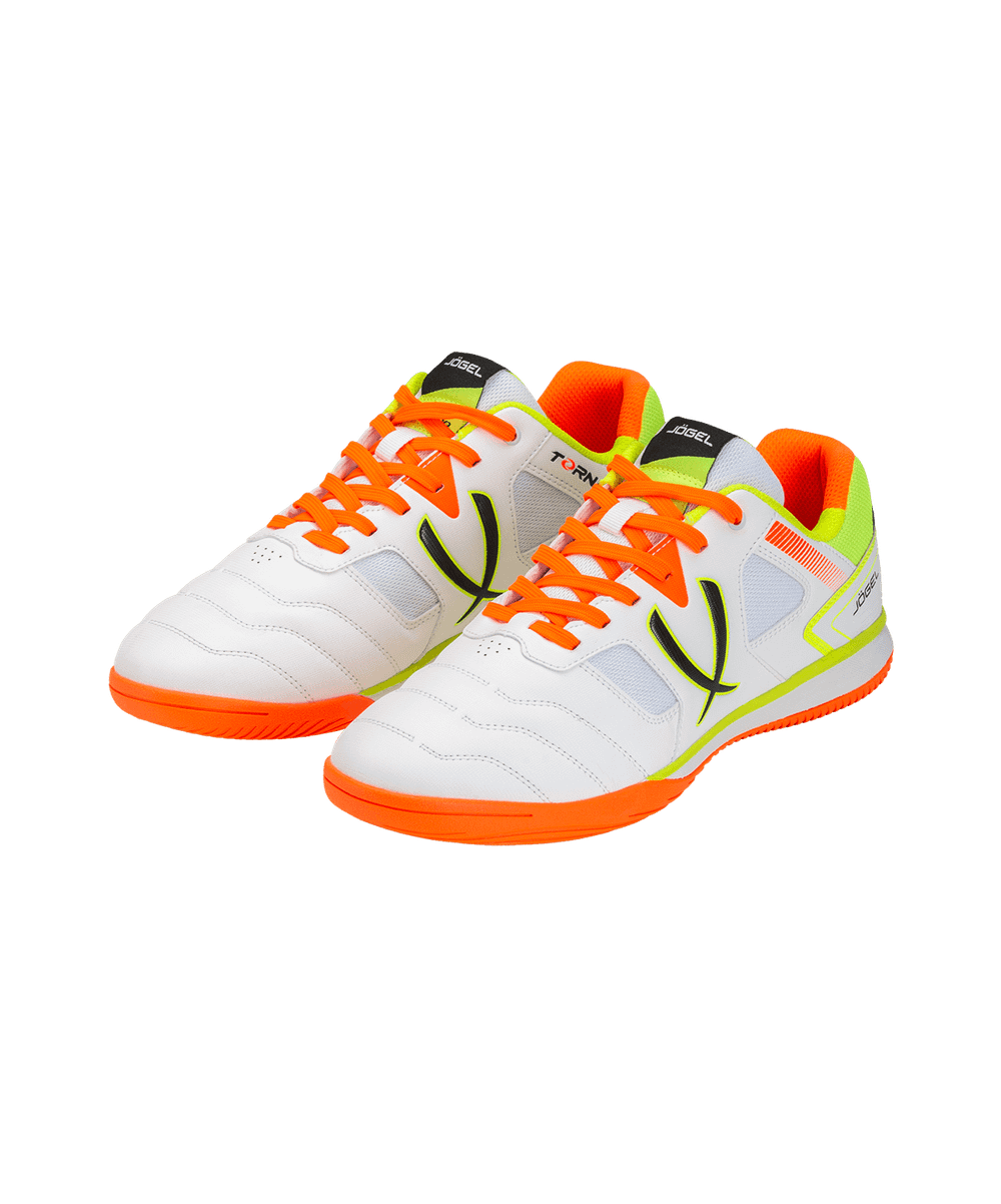 Бутсы зальные Tornado 2.0 White/orange