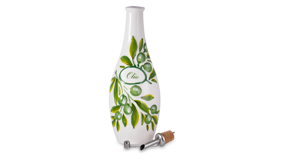 Бутылка для масла Edelweiss Оливки 27см, керамика