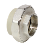 Муфта PP-R комбинированная разъемная серая Дн 50х1 1/2" ВР VALFEX 10155040Г