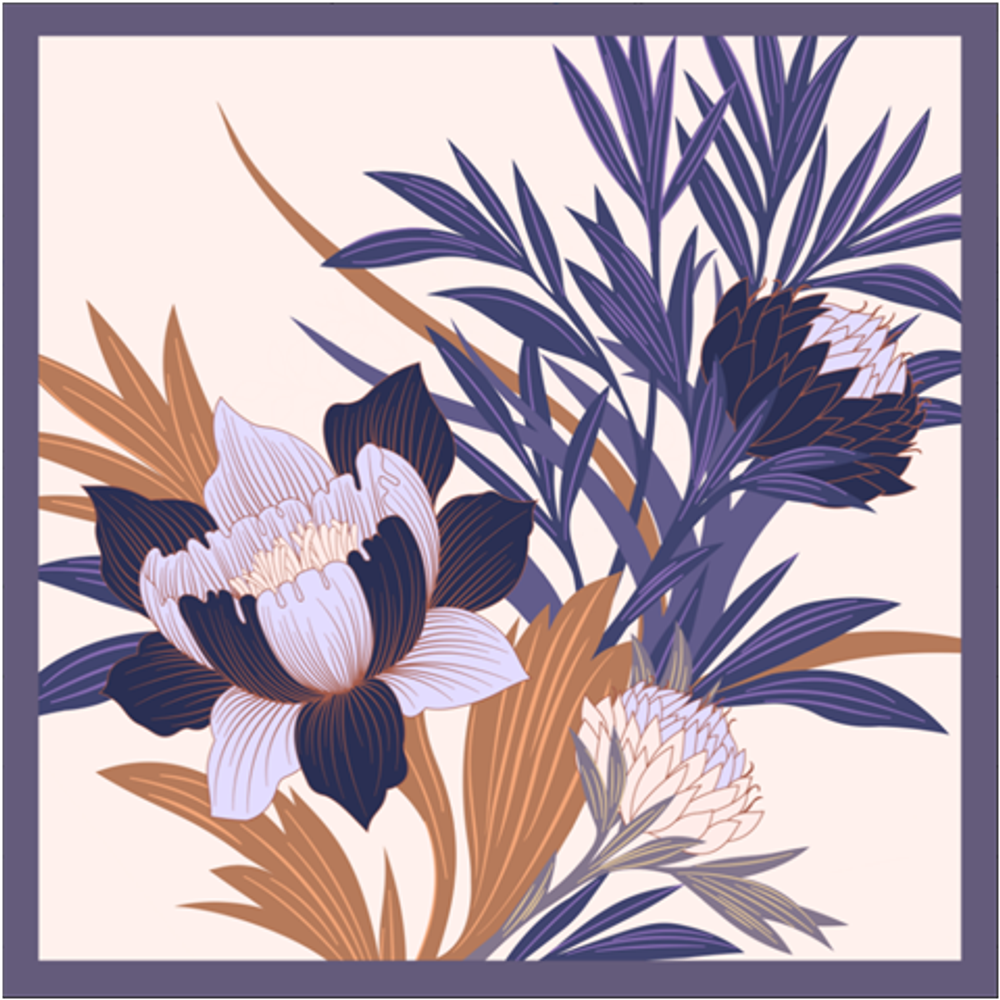 Платок 64x64 см AV-AM06302