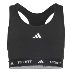 Топ для девочки теннисный Adidas Girls Techfit Primelift React - black/white