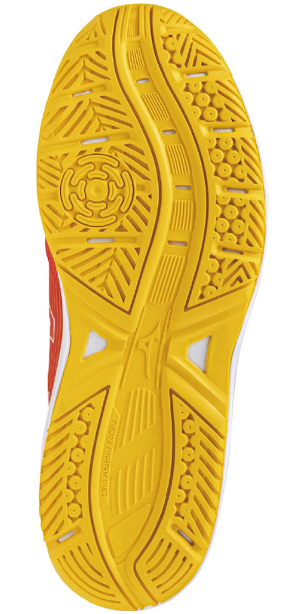 Juniorskie buty do badmintona/squasha Mizuno Cyclone Speed 4 JR - radiant red/white/carrot