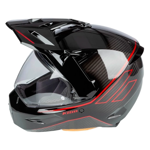 Шлем Klim X1 Alpha глянцевый черный/красный, размер XL (RR)