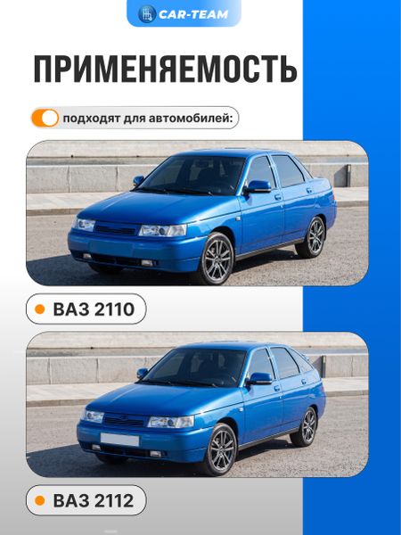 Верхний уплотнитель дверей (водосток) на ВАЗ 2110, 2112