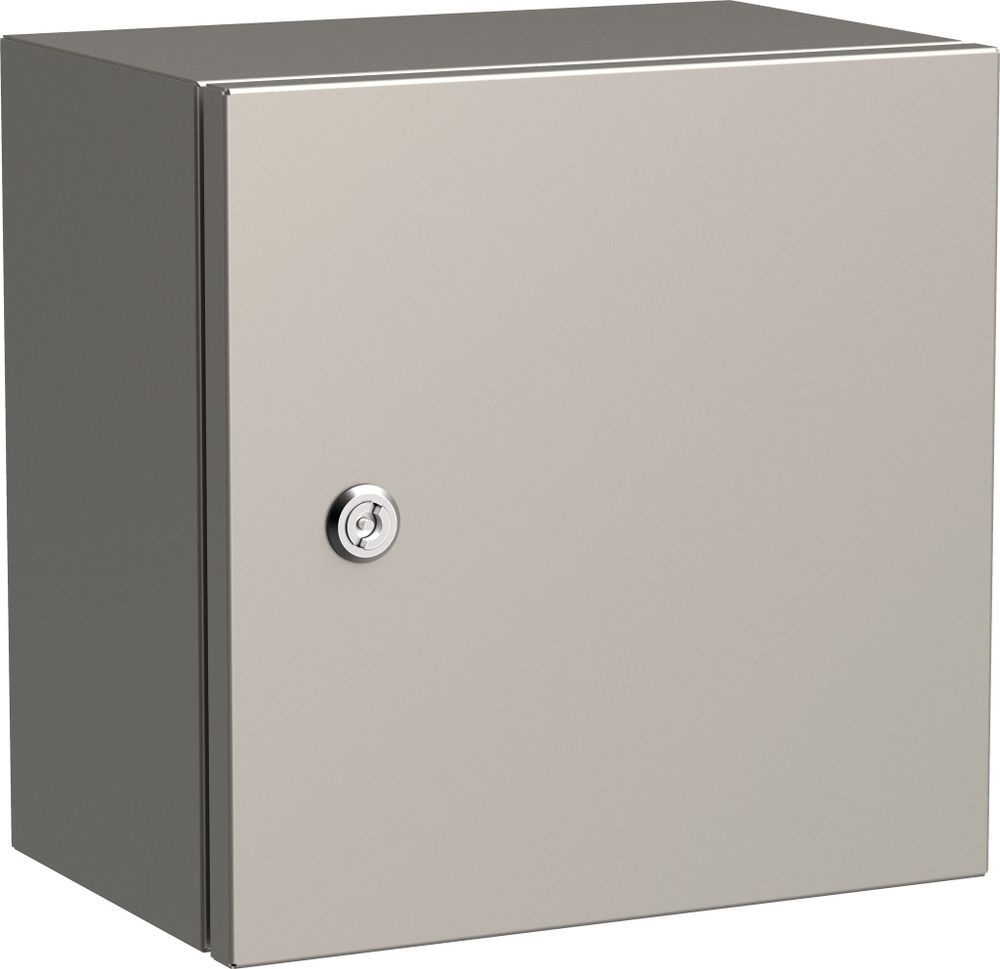 Корпус металлический навесной ЩМП-300х300х200 (AISI 304) УХЛ1 IP66 TITAN IEK Корпус металлический навесной ЩМП-300х300х200 (AISI 304) УХЛ1 IP66 TITAN IEK