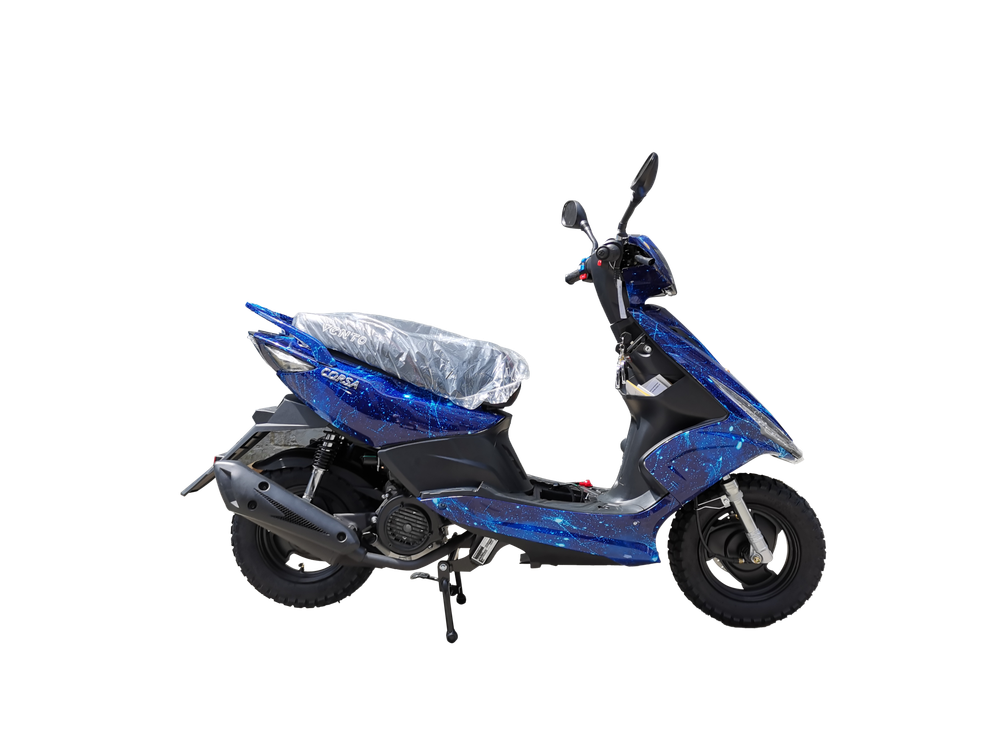 Скутер Vento Corsa 50cc (150сс) цвет Sky STAR + сигнализация с автозапуском