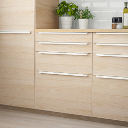 IKEA ASKERSUND  (ИКЕА АСКЕРСУНД)  -  Фронтальная панель ящика - имитация светлого ясеня 40x10 см