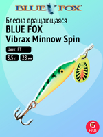 Блесна рыболовная вращающаяся Blue Fox Vibrax Minnow Spin №2, 3,5 г, TR