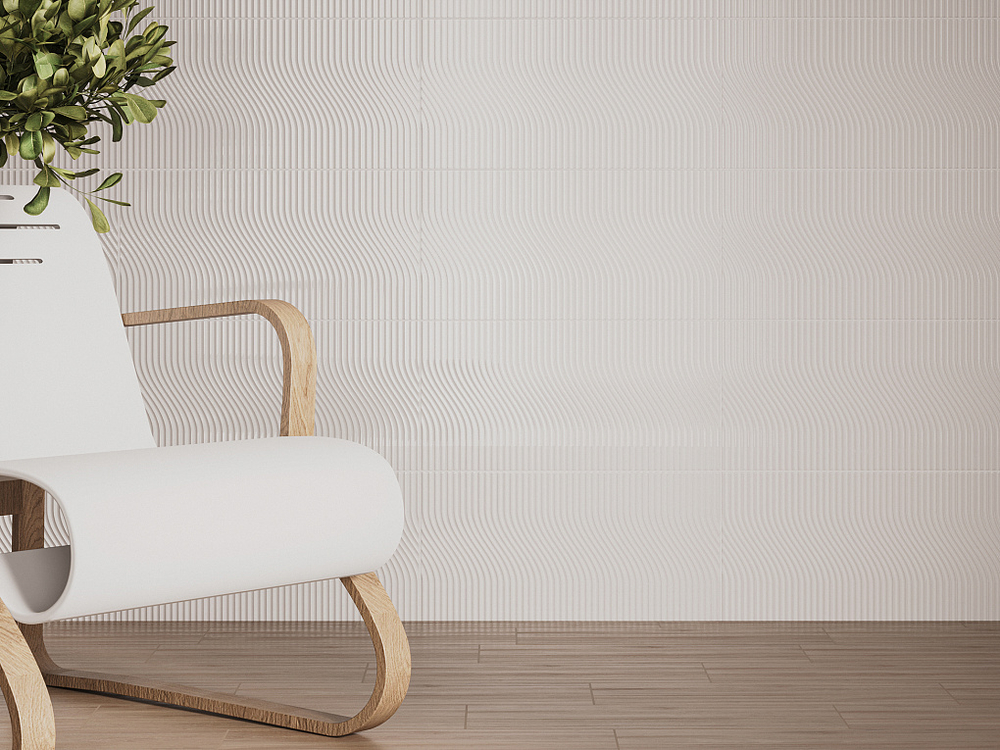 Моно бел верх 01 / Mono white wall 01 300х600 (1-й сорт)