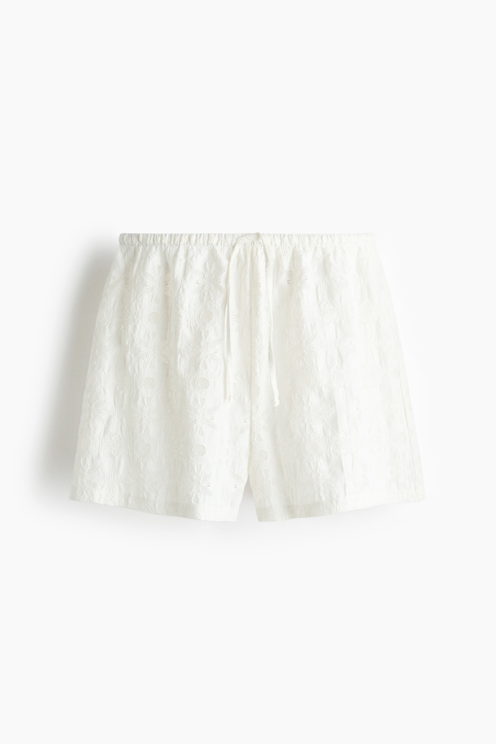 Жаккардовые шорты со стягивающим шнурком - H&M