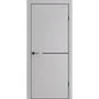 Межкомнатная дверь экошпон ДП-50.1 silver gray глухая