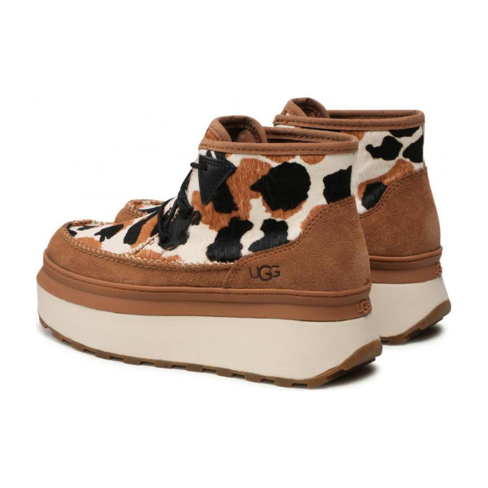 Сапоги UGG Marin Bootie Cow Print, 1121811-CHE
