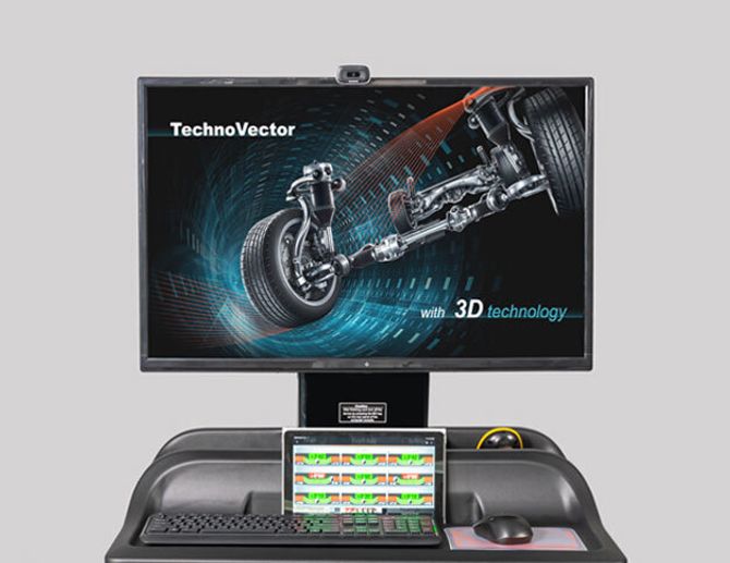 ТехноВектор (P 7202 KAS) стенд сход-развал 3D