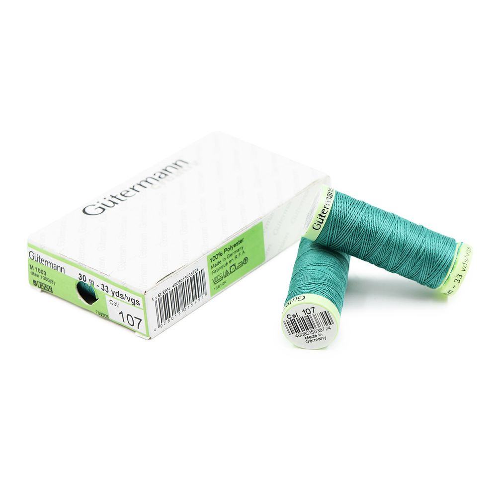 Нитки отделочные Gutermann Top Stitch 30 (30 метров), 5 кат. | 107 мелисса