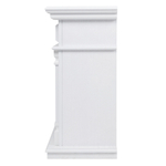 Каминокомплект Real Flame Islandia CST1000 WT с очагом 3D Cassette 1000 Black Panel