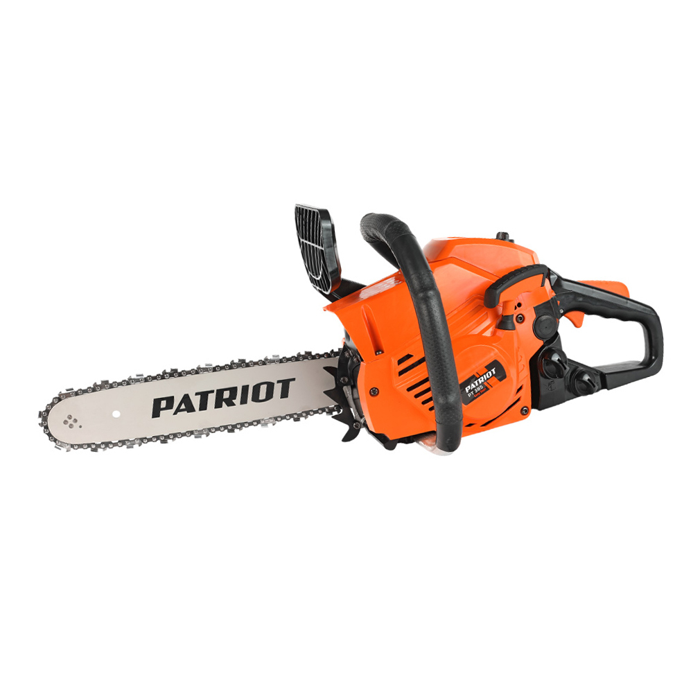 Пила цепная бензиновая PATRIOT PT 385, 38cc, 2.0л.с., шина 14", 52 зв. Easy Start