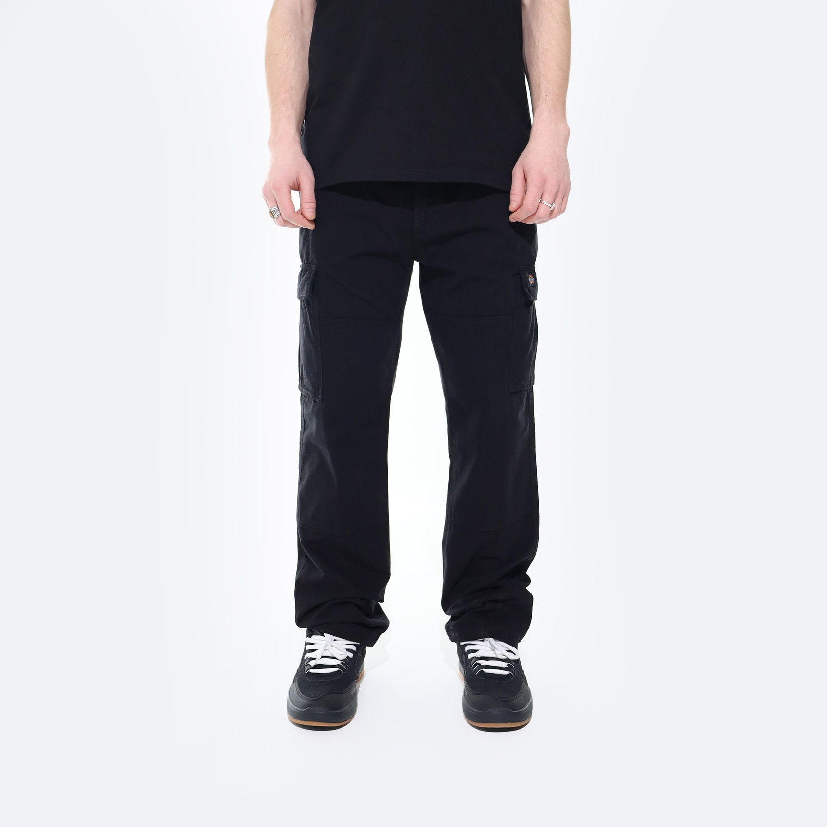 Брюки Dickies Double Knee Canvas Cargo Pants (black) артикул: - купить в магазине Дайс