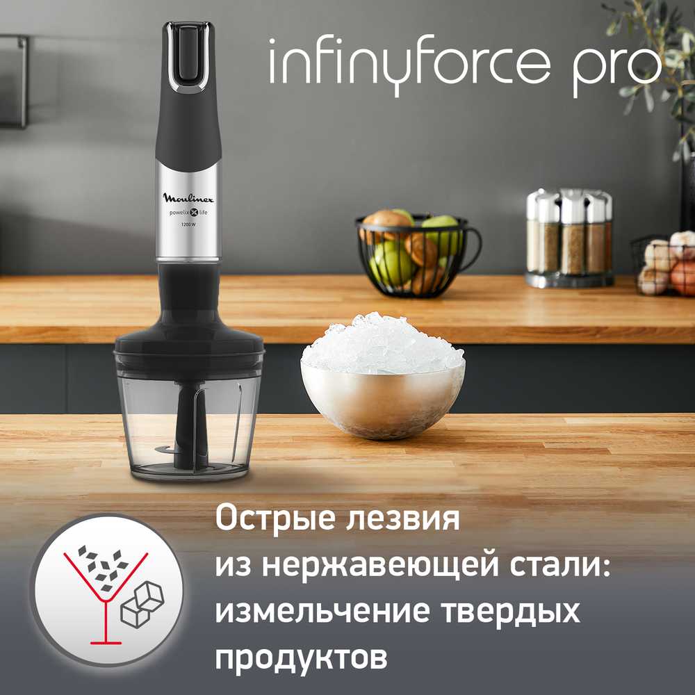 Погружной блендер Moulinex InfinyForce Pro DD95KD10