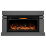 Каминокомплект: Очаг Electrolux EFP/P-3620LS, портал Lindos 42/40/36, светло-серый, р/в