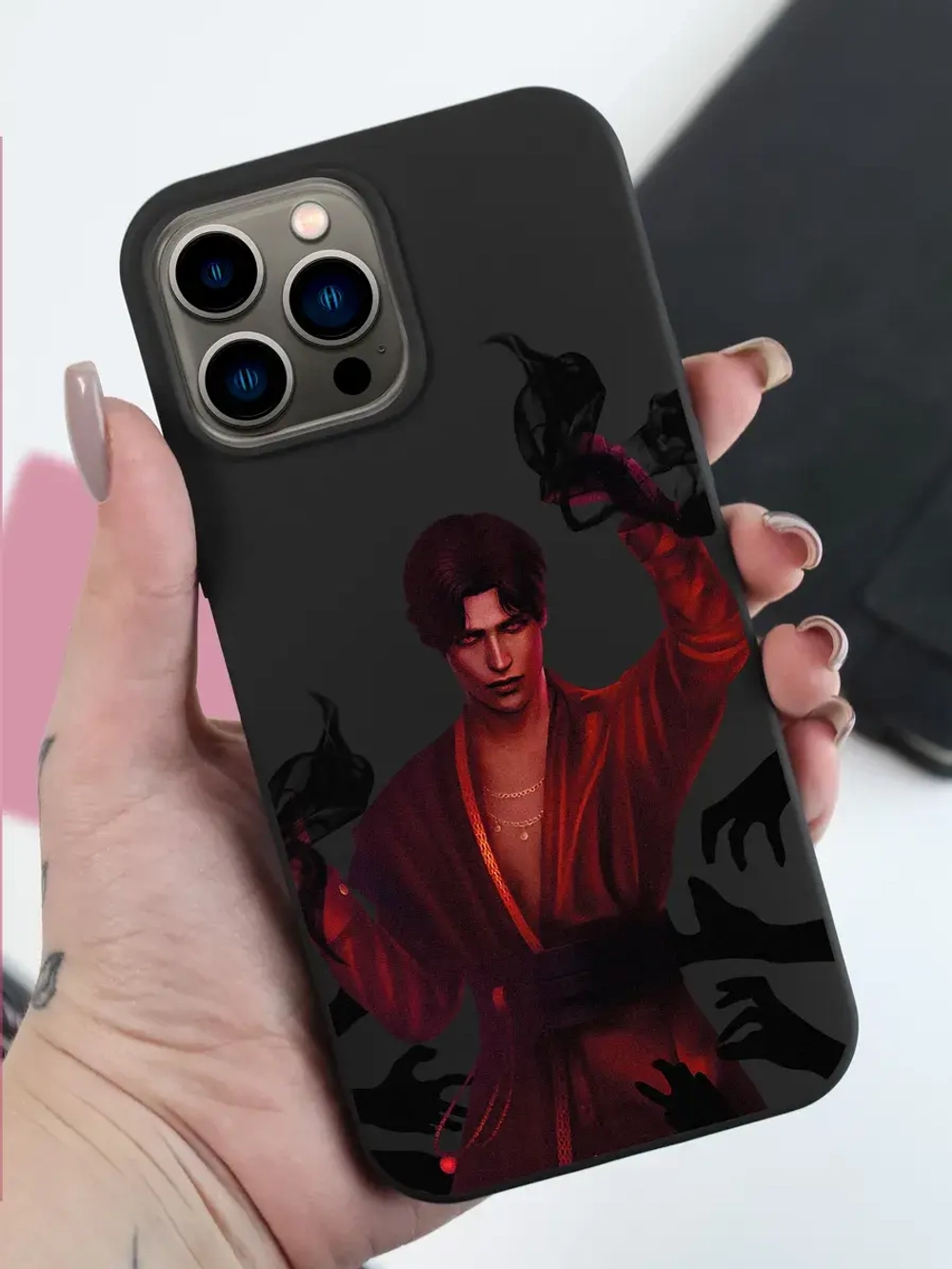 Чехол на iPhone 14 Pro Max с 3D принтом