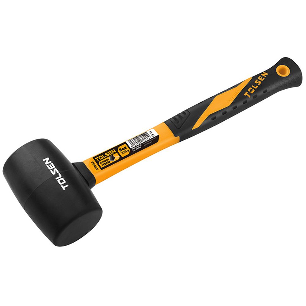 TOLSEN (TT25037) Киянка "GRIPro" 675 г, фибергласовая рукоятка, черная