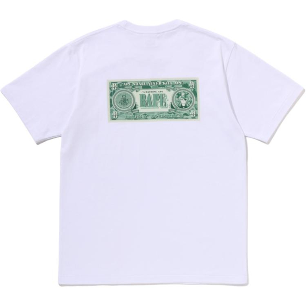 A Bathing Ape Bathing Ape Футболка Cotton Moderate Regular Straight Fit Summer 0zxtem306101q белый