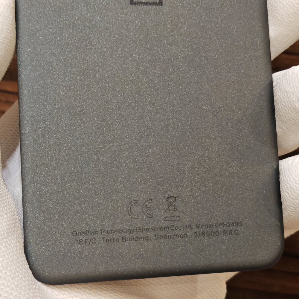 Крышка для OnePlus Ace 2V Оригинальная (заднее стекло) цвет: Чёрный