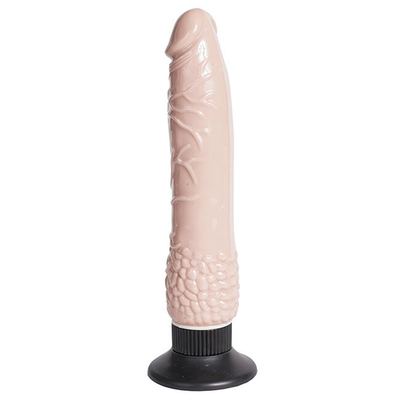 Вибратор на присоске Suction Cupped Base (19 см,телесный) (Цвет: телесный)
