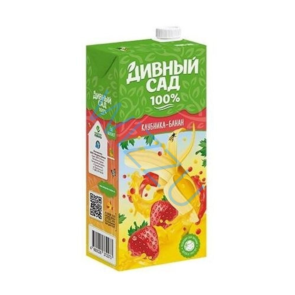 Нектар Двинский сад клубника-банан 1л