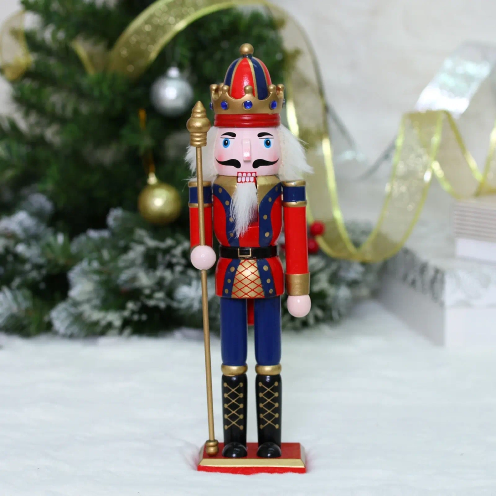 Фигурка новогодняя «Щелкунчик - Величественная корона» 8,2*8*30,2 см