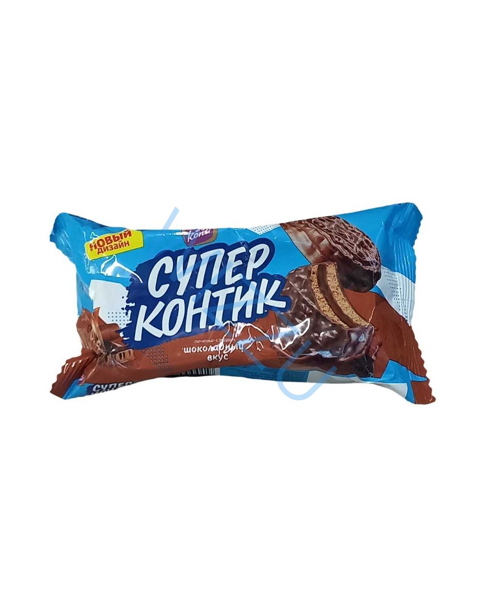 Печенье Супер-контик шоколадный вкус 100гр