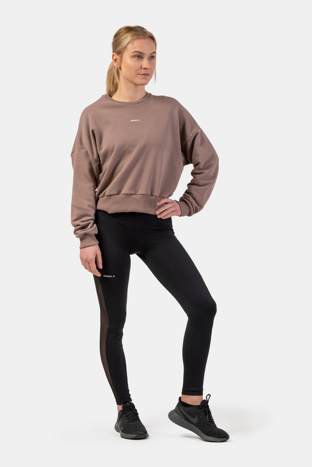 Худи LOOSE FIT SWEATSHIRT "FEELING GOOD" 420 Коричневая