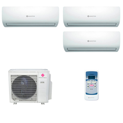 Мультисплит система на 3 комнаты Dantex RK-M07C3N x 3 / RK-3M21HM3E-W