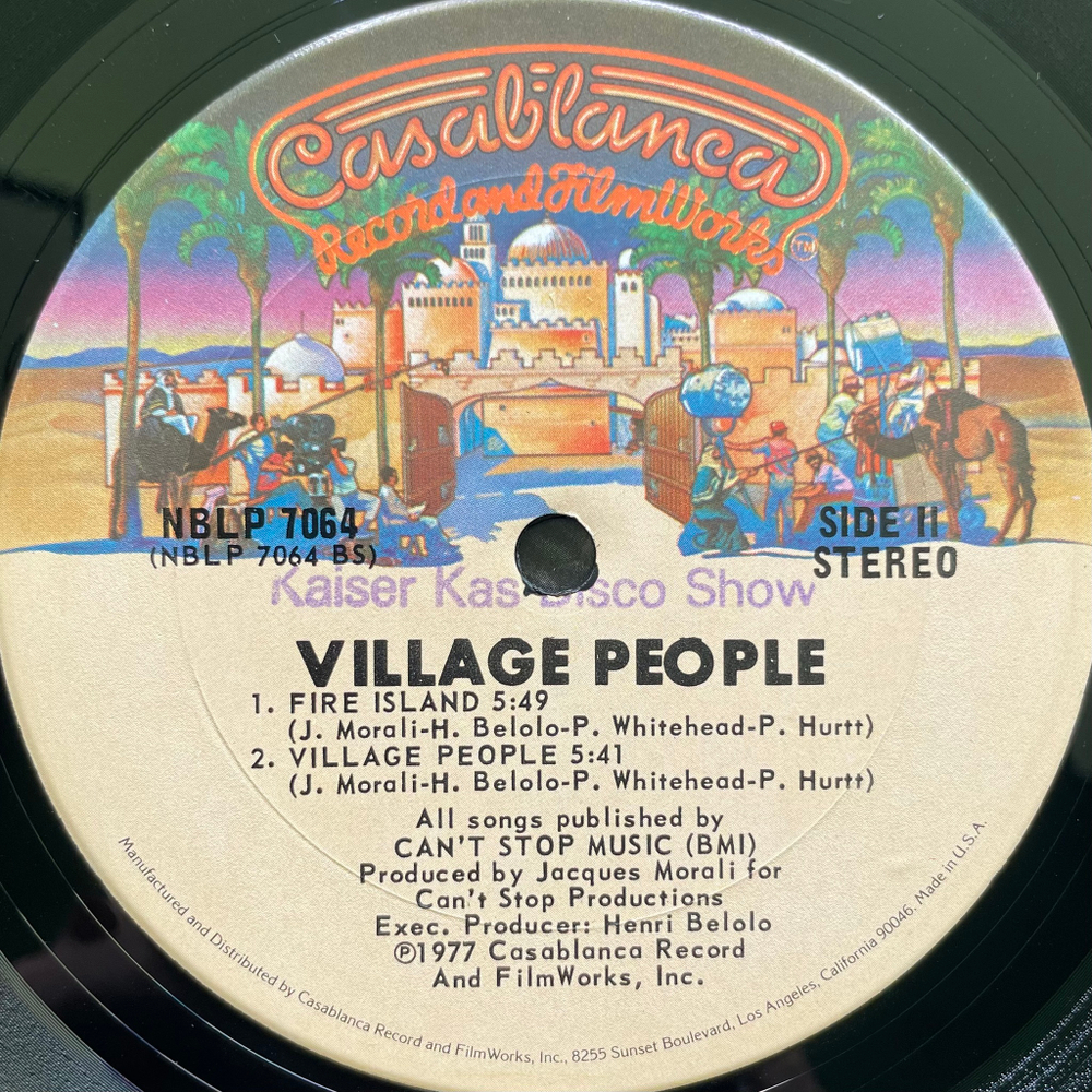 Village People ‎– Village People (США 1977г.)