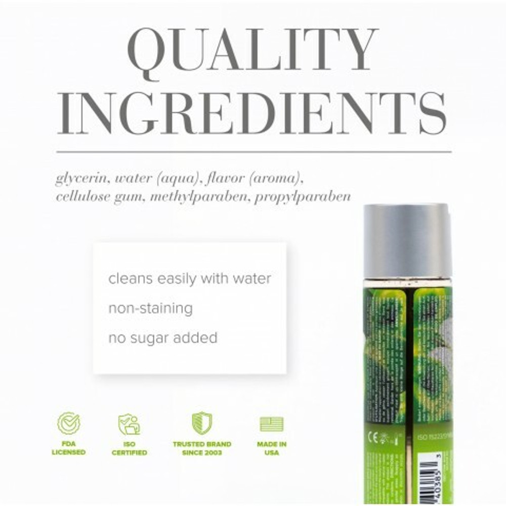 Вкусовой лубрикант "Зеленое яблоко" JO Flavored  Green Apple H2O, 120 мл