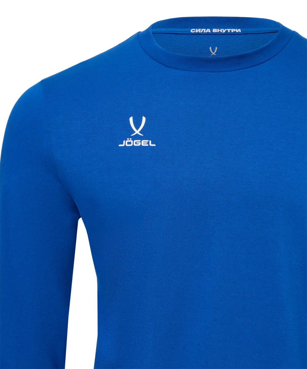 Лонгслив тренировочный JÖGEL DIVISION PerFormDRY Training CVC LS Z2, синий