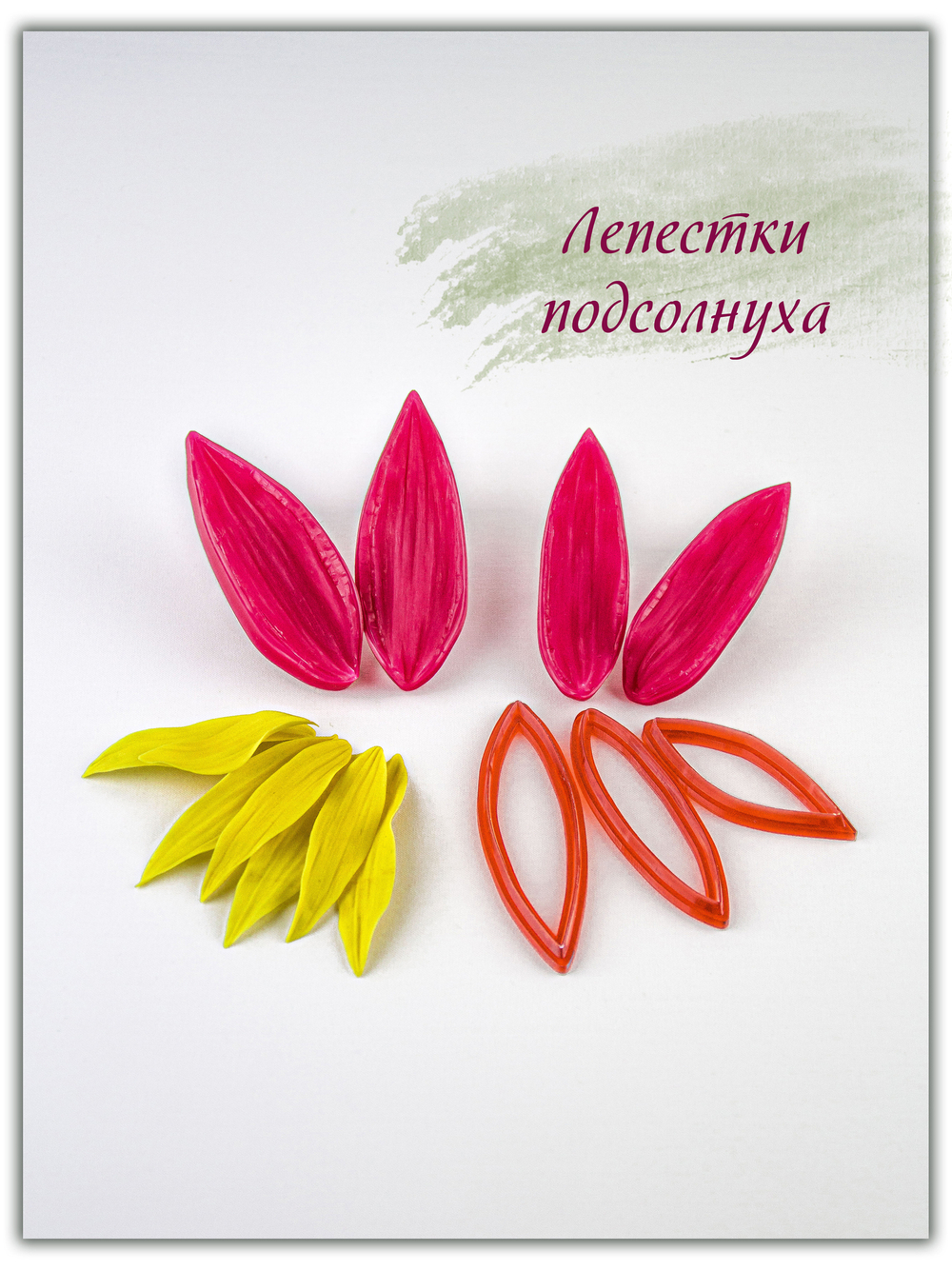 Лепестки подсолнуха