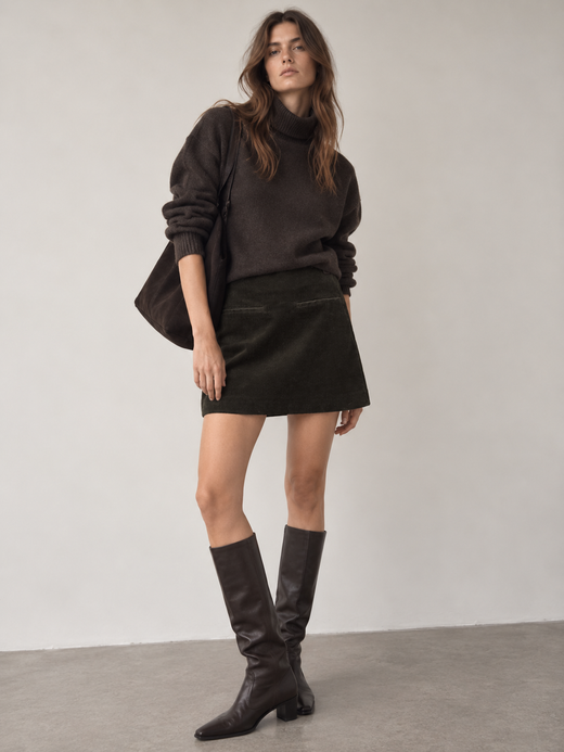 Вельветовая юбка Zara, S