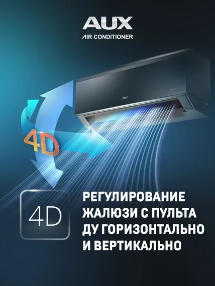 Настенная сплит-система AUX ASW-H09A4/CC-R2DI + AS-H09A4/CC-R2DI, белый