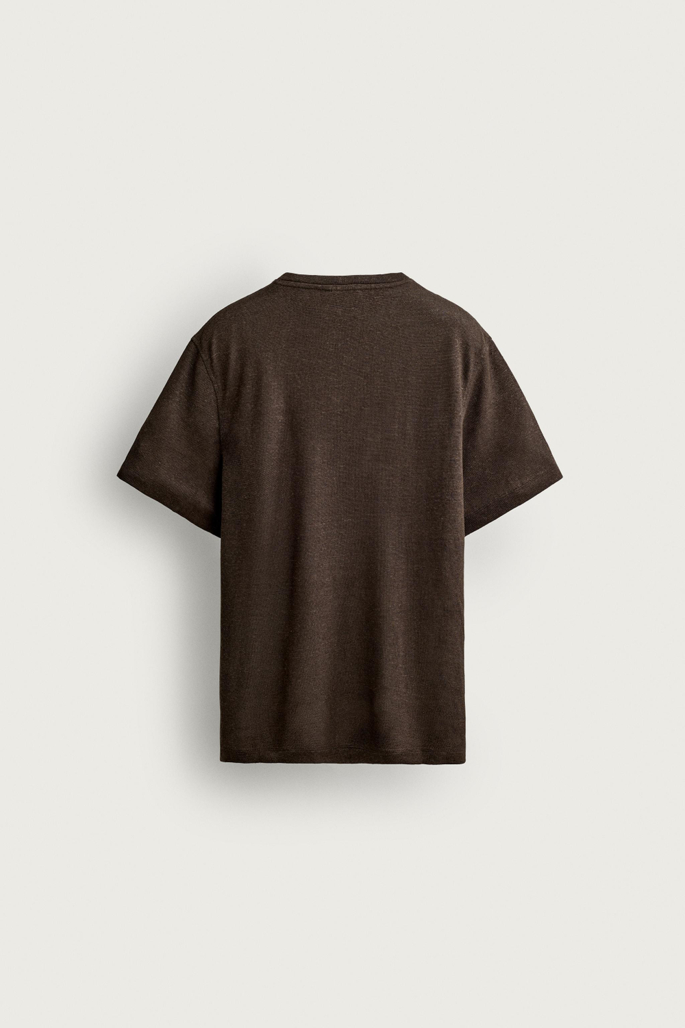 ФУТБОЛКА ИЗ КОНОПЛИ И ВИСКОЗЫ — ZARA
