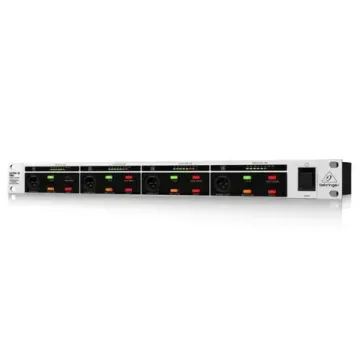 Behringer DI4000 - Актив 4-канальный DI-бокс, 2 входа (XLR и 1/4" TRS) на каждый канал, аттенюатор