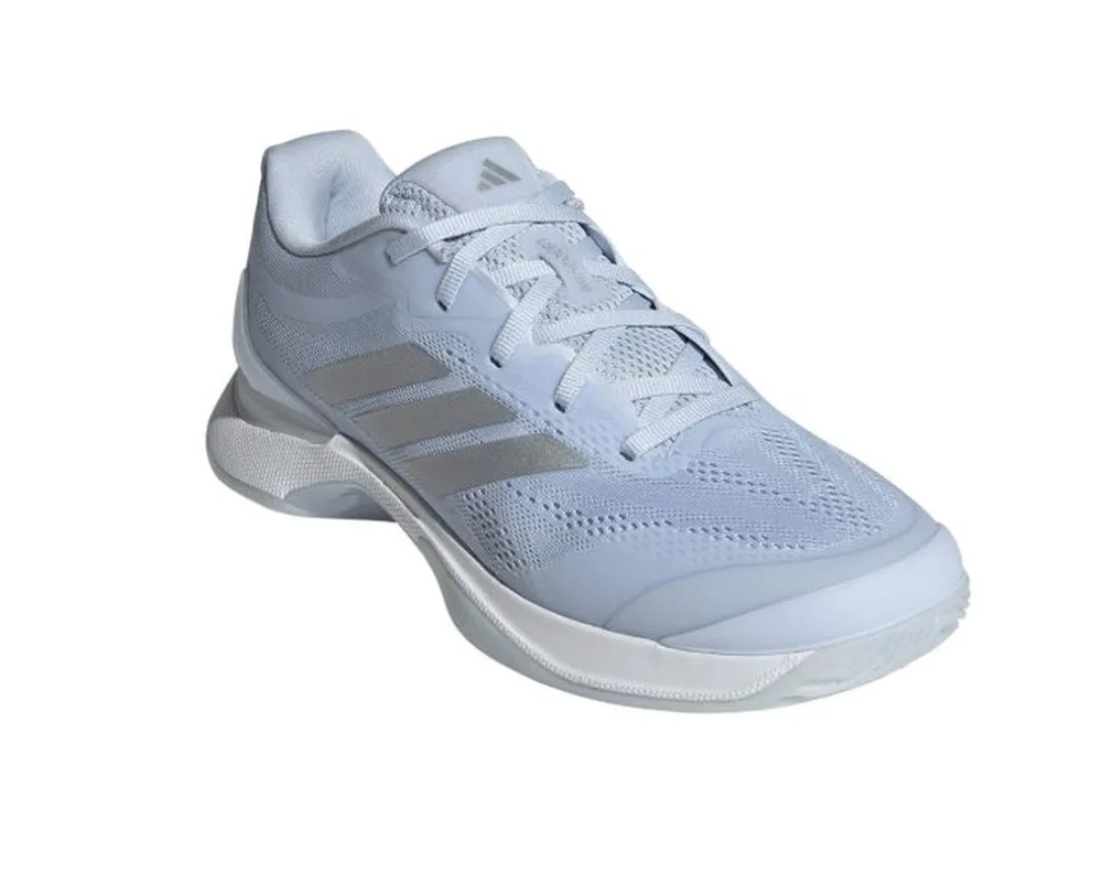 Женские теннисные кроссовки Adidas Avacourt 3 - crystal sky/silver metallic/cloud white