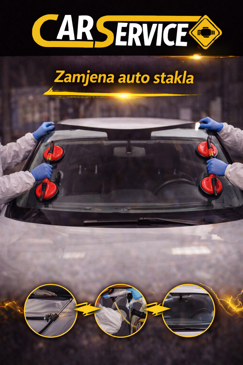 Замена автомобильного стекла