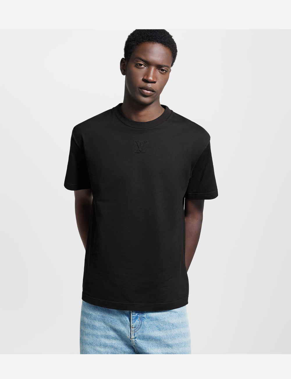 Louis Vuitton Embossed T-Shirt "Black"