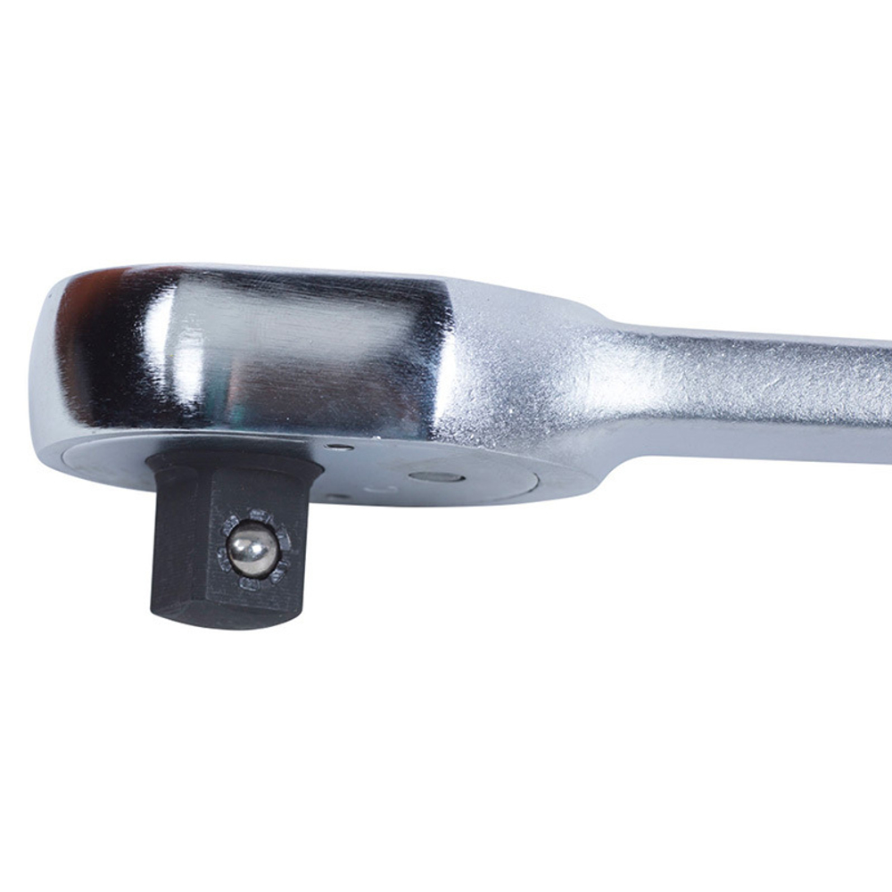 KING TONY (4779-10FR) Трещотка 1/2", 250 мм, 32 зубца, флажковая