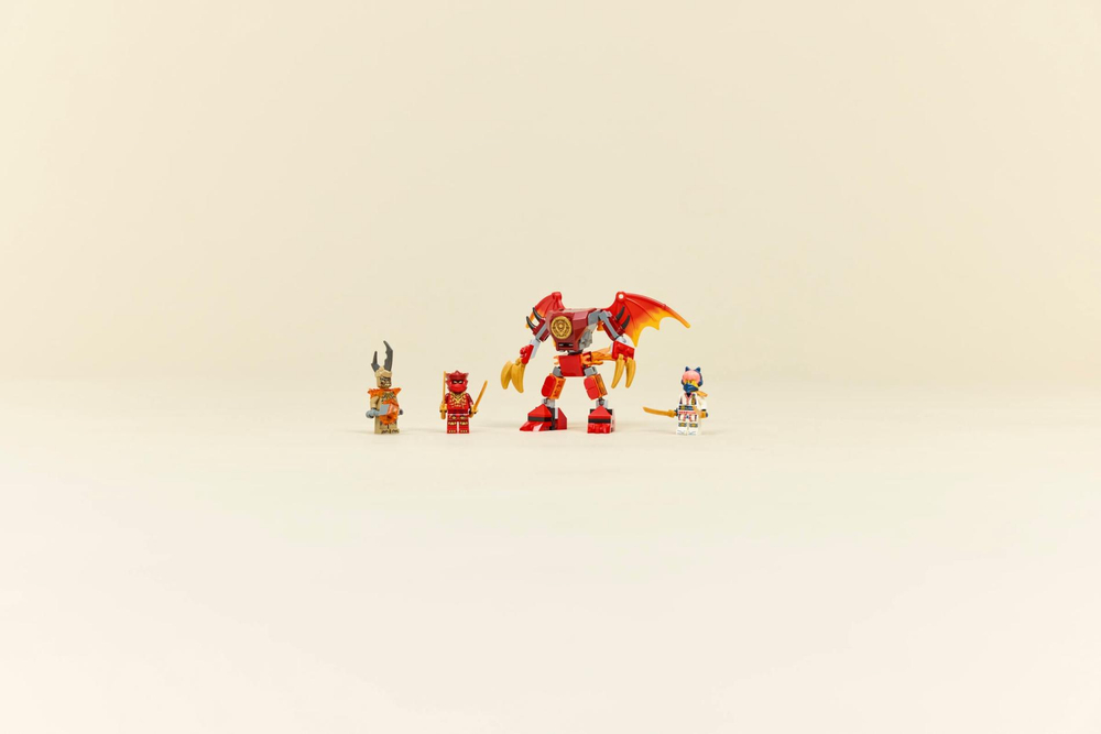 Конструктор Лего Ниндзяго Боевой робот Кая 71851 | LEGO Ninjago Kai's Dragon Mech Battle Pack  85 деталей 6+
