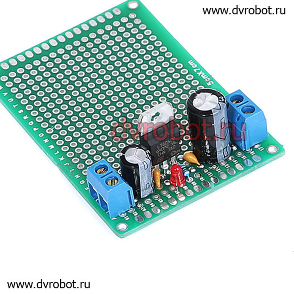 Понижающий L7805 - DIY