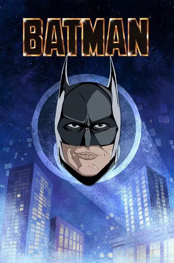 Металлический пин "Batman (1989)"